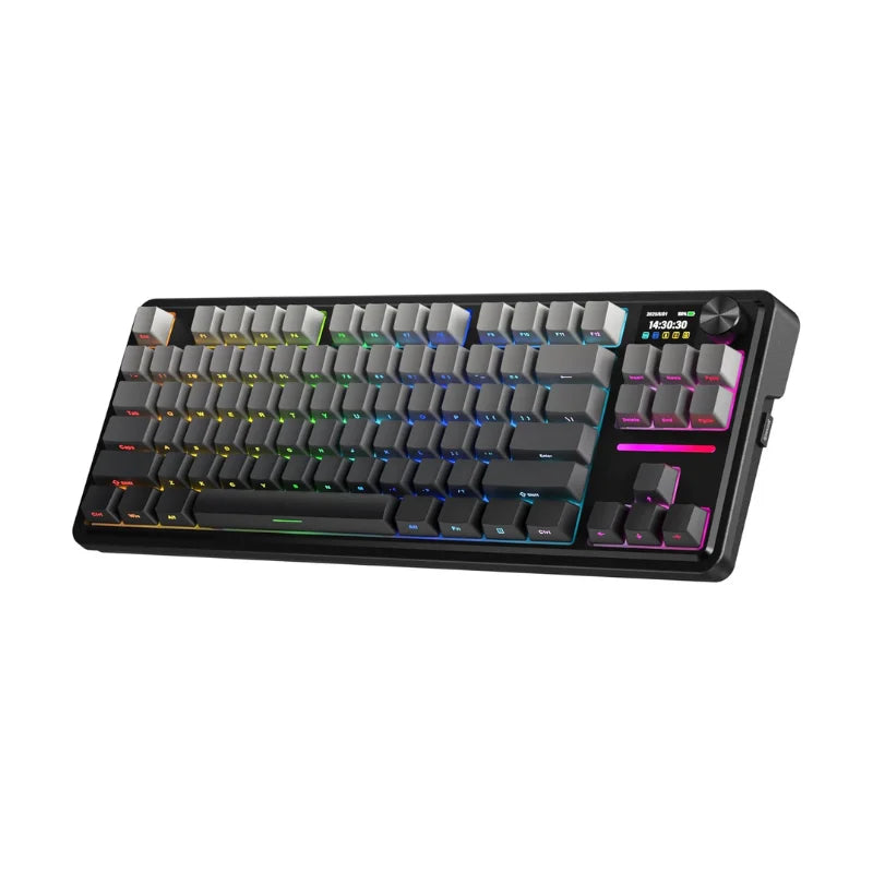 redragon-k743-pro-gb-80-gasket-rgb-gaming-keyboard-w-hype-1-14-tft-screen-knob-84-keys-mechanical-keyboard-5-layer-noise
