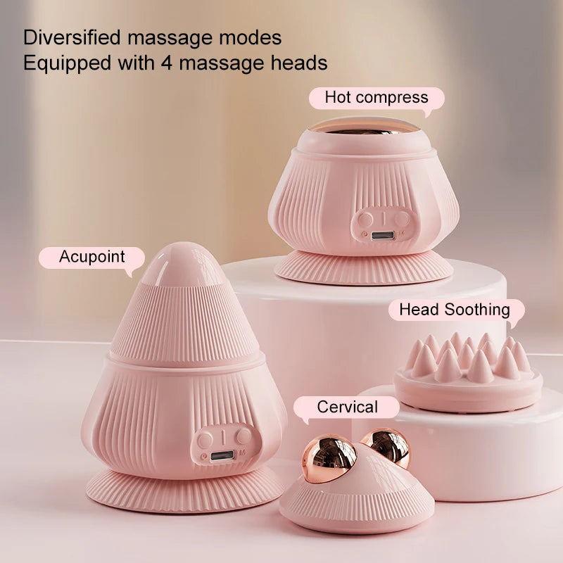 Electric Vibrating Massage Ball Myofascial Release Tool With Suction Cup Fitness Muscle Relaxation Deep Tissue