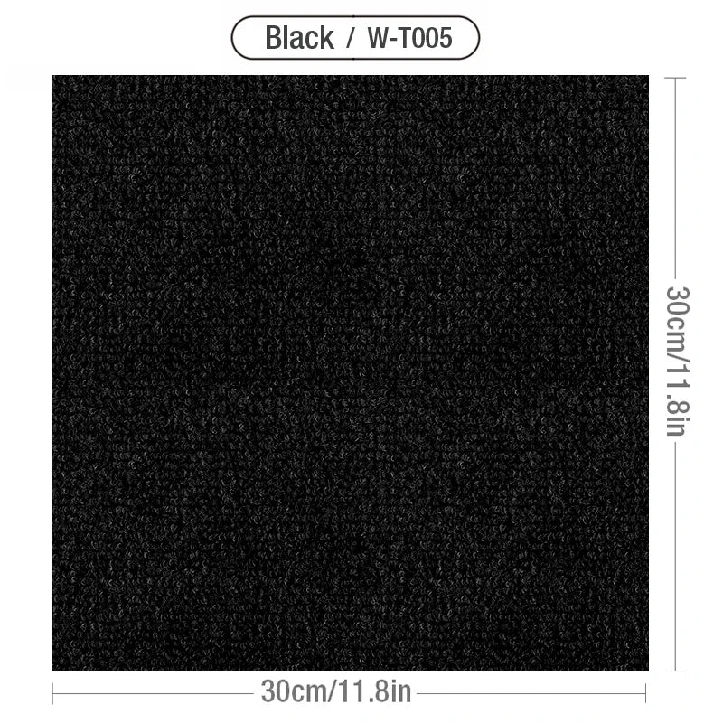 Self adhesive carpet 30x30cm living room carpet floor mat decor office carpet staircase anti-slip self adhesive floor