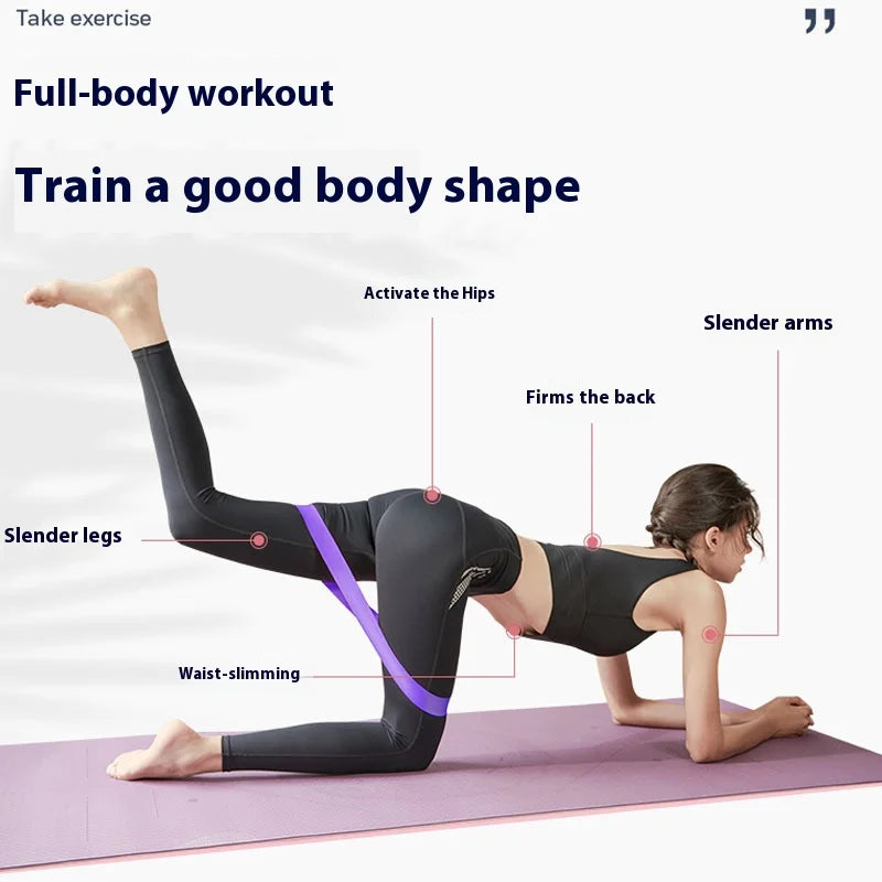 Fitness Resistance Bands Thickened Yoga Elastic Sheet Stretch Band Agility Training Strength Training Gym Equipment