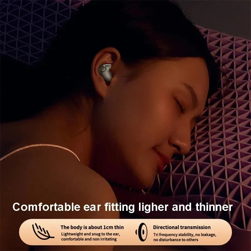 Sleep Earbuds for Side Sleepers Invisible Bluetooth Ear Buds 6H Playback Comfortable Sleeping Headphone