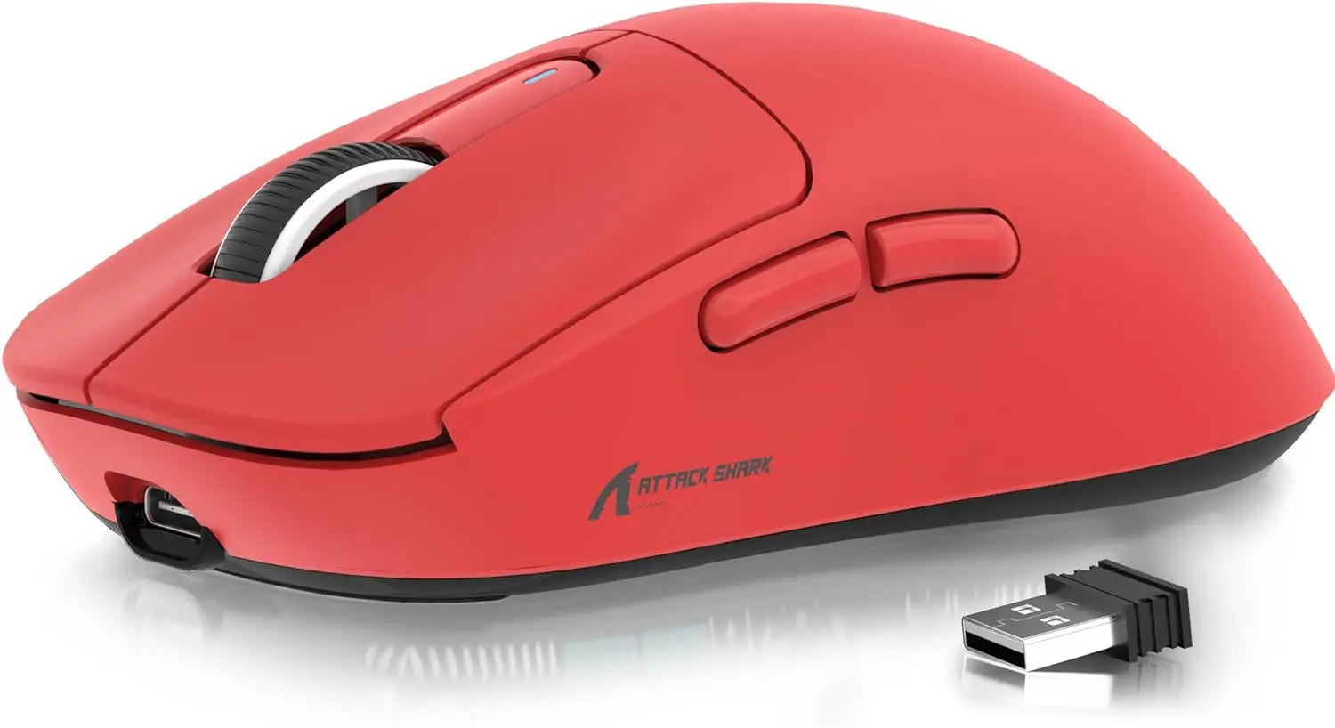 ATTACK SHARK X3 Wireless Gaming Mouse 49g Ergonomic Triple Modes PAW3395 26K 200h Battery Life Programmable Buttons