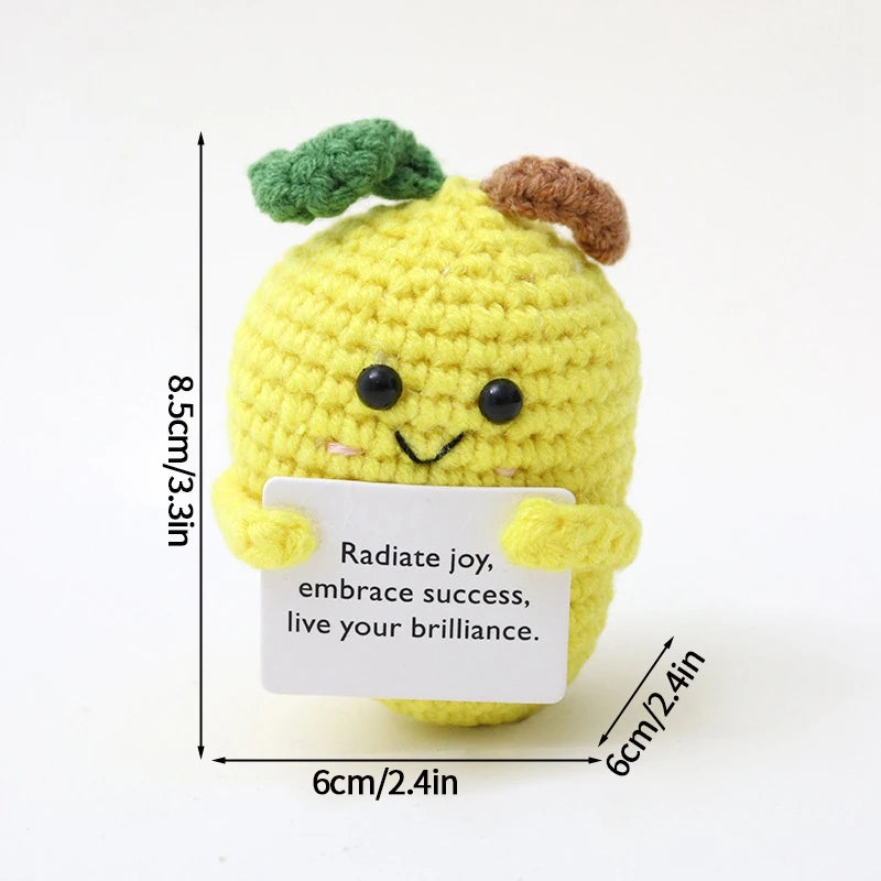 Positive Potato Ornament Desk Accessories Offices Accessories Desktop Decoration Crochet Fruits Vegetables New Year