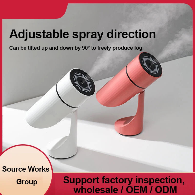 260ML Wireless Air Humidifier USB Aromatherapy Diffuser 1000mAh Rechargeable Battery Ultrasonic Cool Mist Maker Quiet