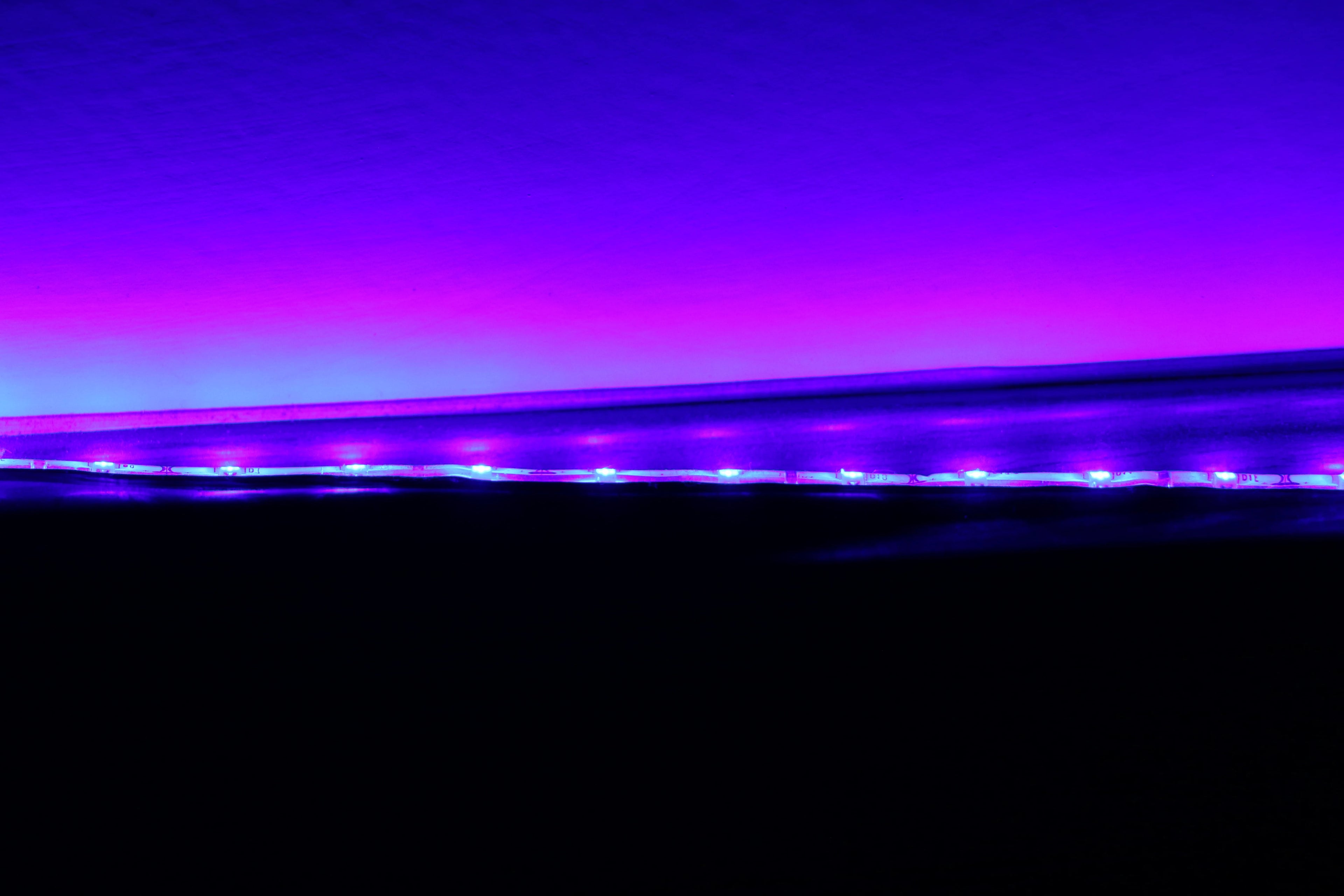 DIY LED U-HOME 5M 2835SMD 300leds 440nm-450nm LED Strip Light Waterproof IP65 USA Shipping - Blue-Purple / 21-30W