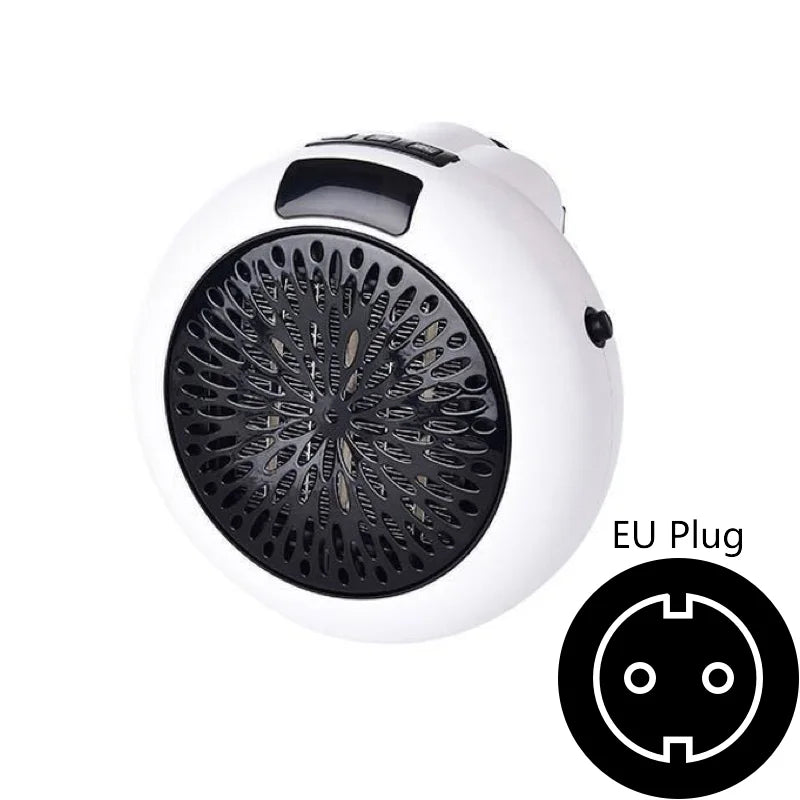 ound Wall-Mounted and Desktop Electric Heater Dual Purpose Silent Heater with Remote Control Fast Heating for Home Dorm