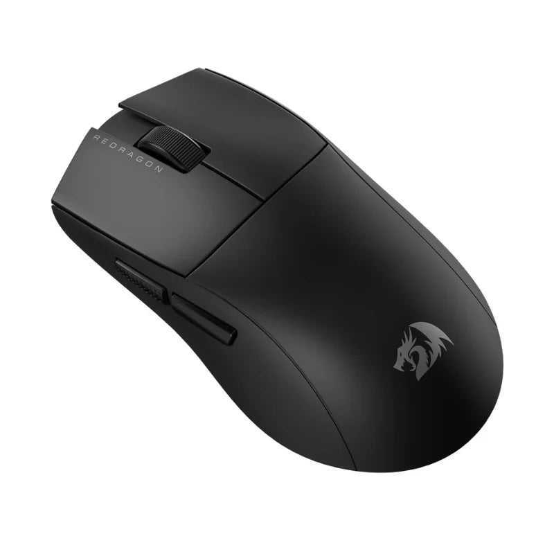 Redragon M916 STD 3-Mode Wireless Gaming Mouse 49G Ultra-Light 24K DPI Mice w/Ergonomic Natural Grip Build - black