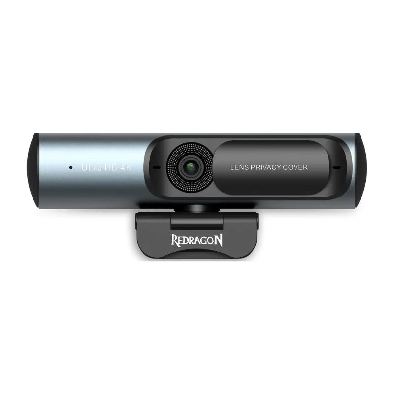 Redragon GW911 4K Webcam for PC Ultra HD with Dual Noise-Cancelling Mic PDAF Auto Focus Auto Light Correction Plug &