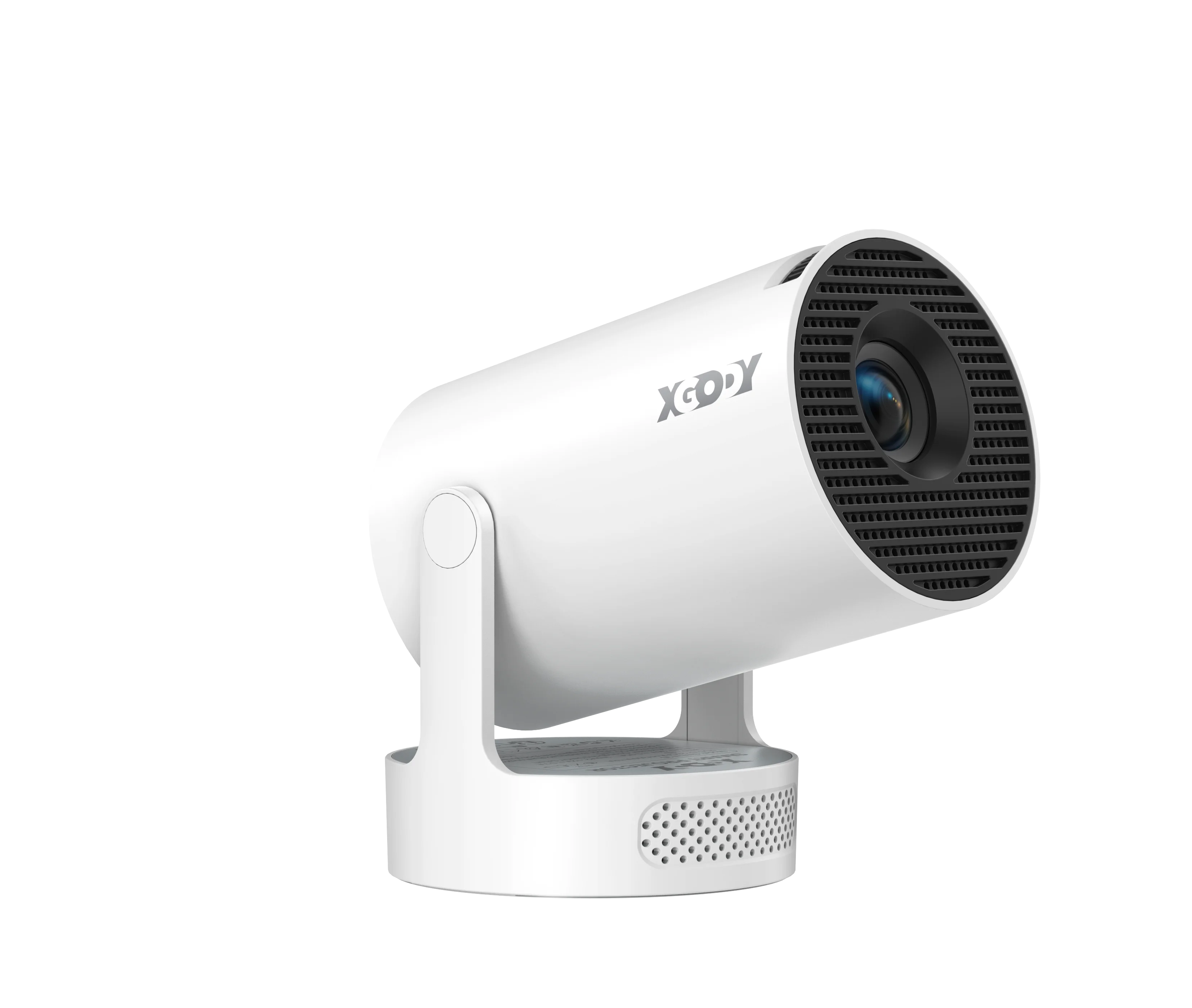 XGODY Projector 12000 Lumen Short Throw Speaker Base Projectors 4K 1080P WiFi 6 Bluetooth 5.4 Android Portable Home