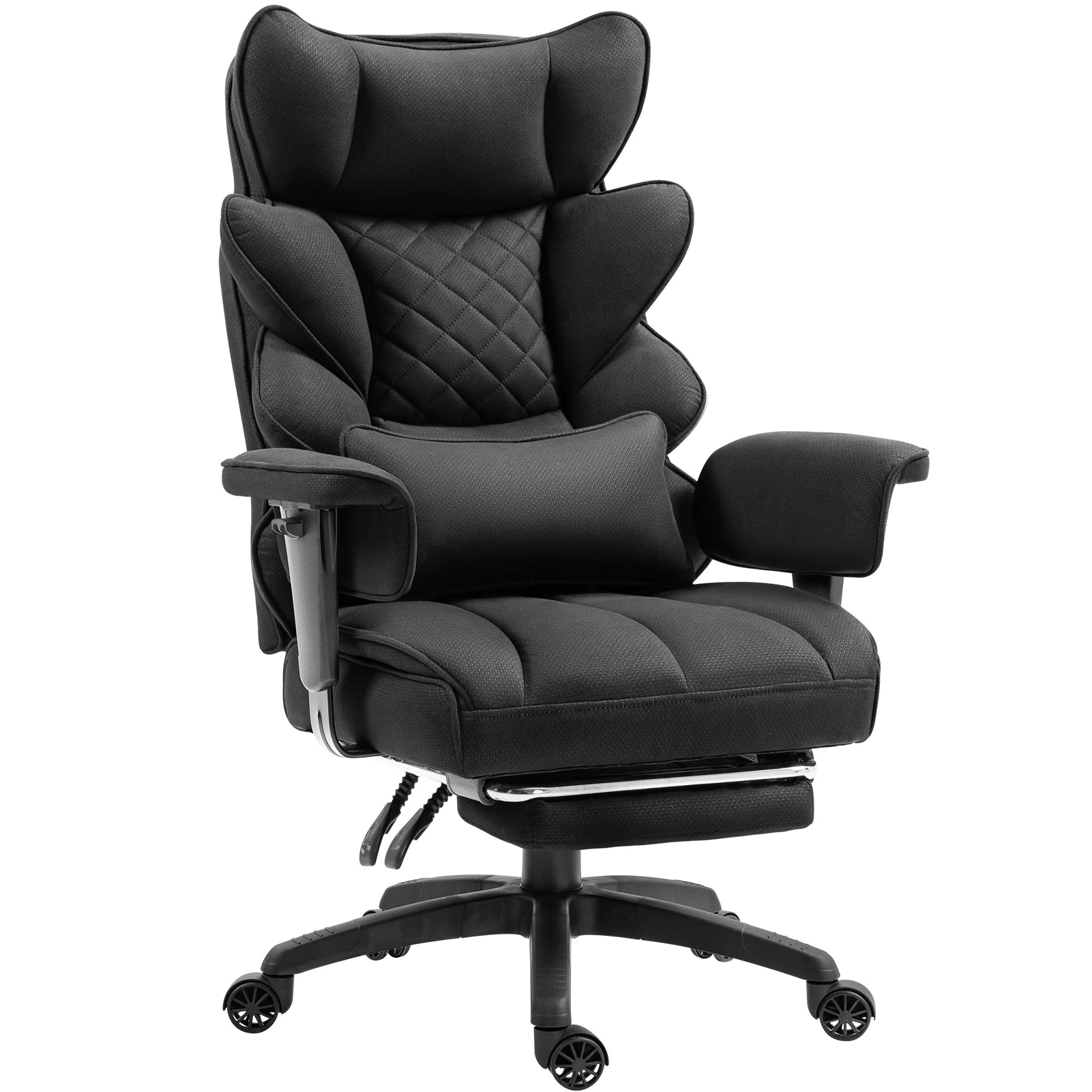 Dowinx Big and Tall Office Chair with Pocket Spring Cushion and Lumbar Support,High Back Computer Gaming Chair