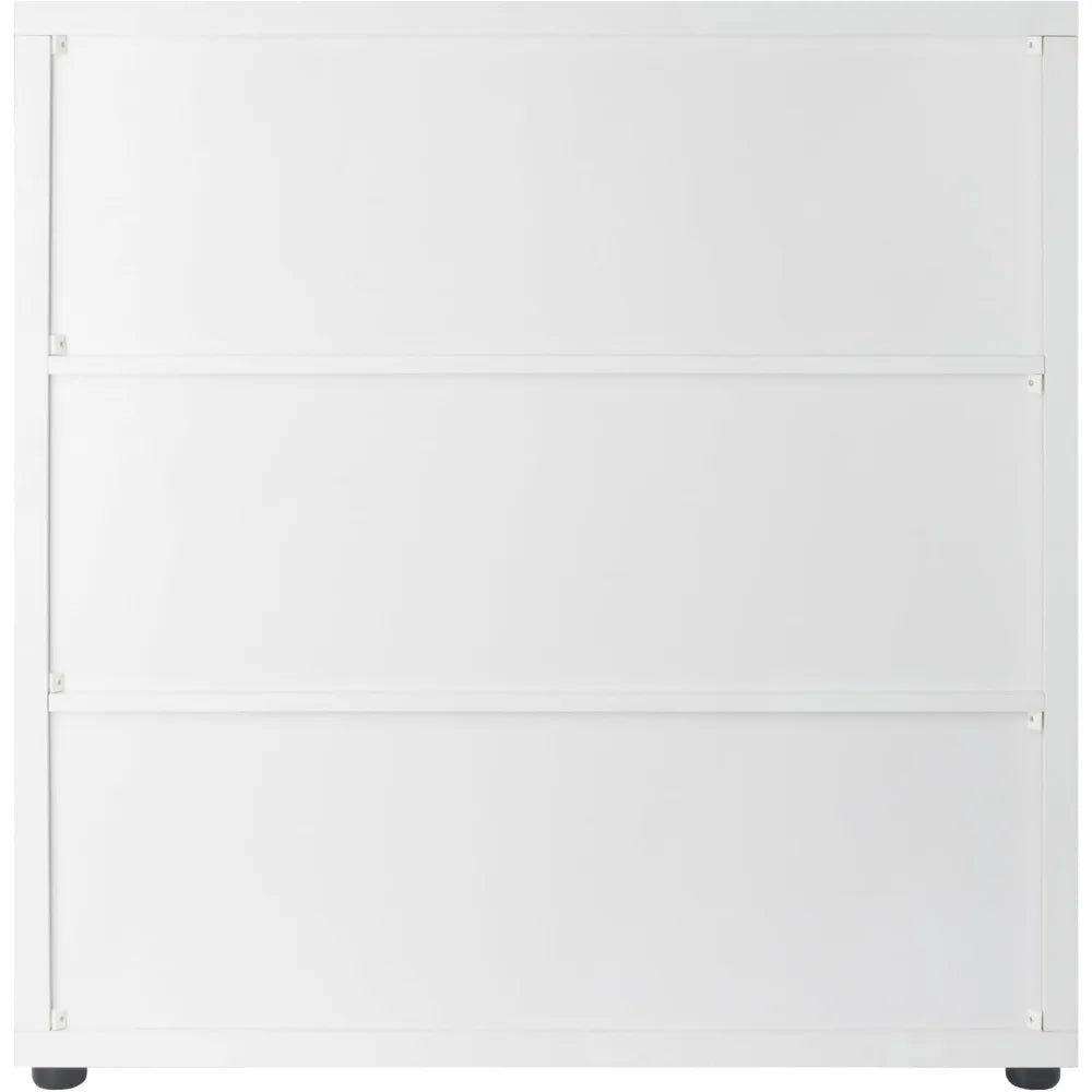 Julian 3x3 Storage Cabinet for Living Room Home Office White - United States / White