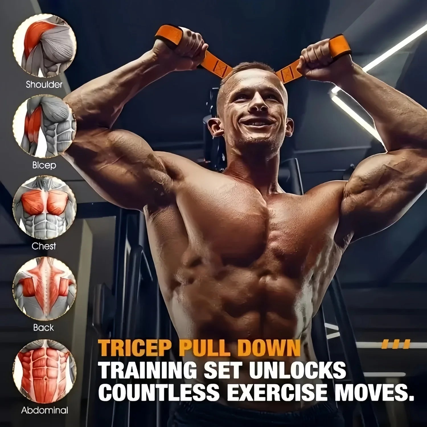 Resistance Band Hanging Set Tension Pull Rope for Men Women Fitness Band Booty Exercise Workout Home Gym Strength