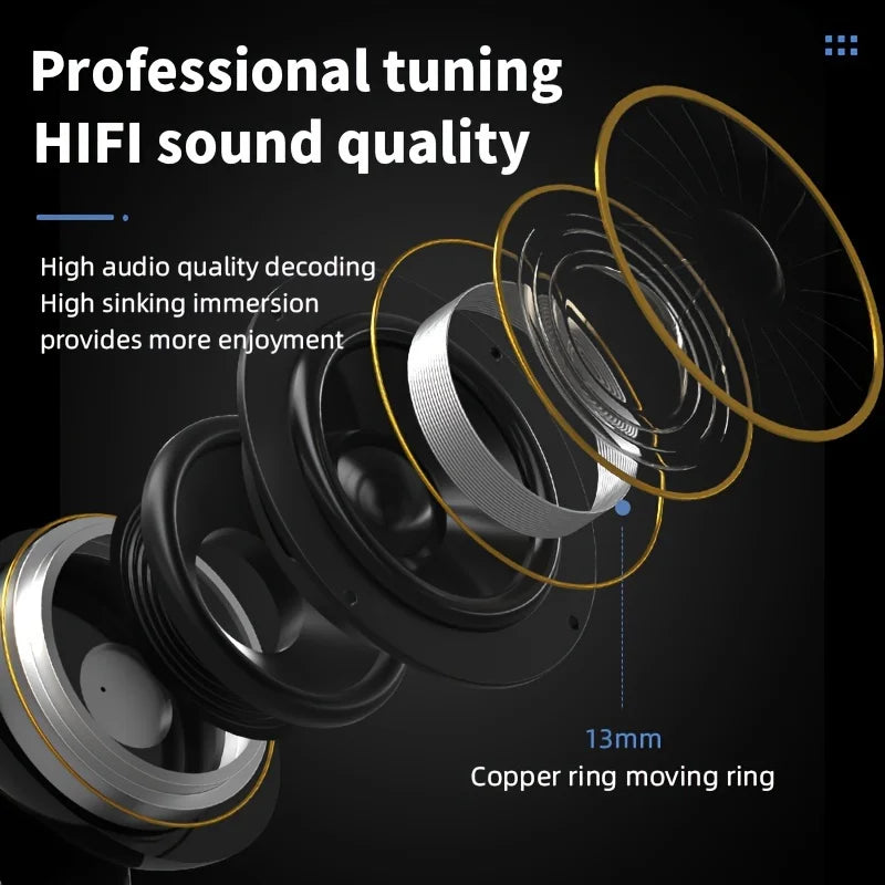 True Wireless Earbuds with Charging Case Wireless Earphones with Touch Screen HiFi Sound Quality Long Battery Life