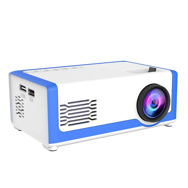 M1 Mini Portable Projector 30 Ansi 320X240P Home Theater Outdoor Movies Children’s Toys Halloween Gifts LED Mini