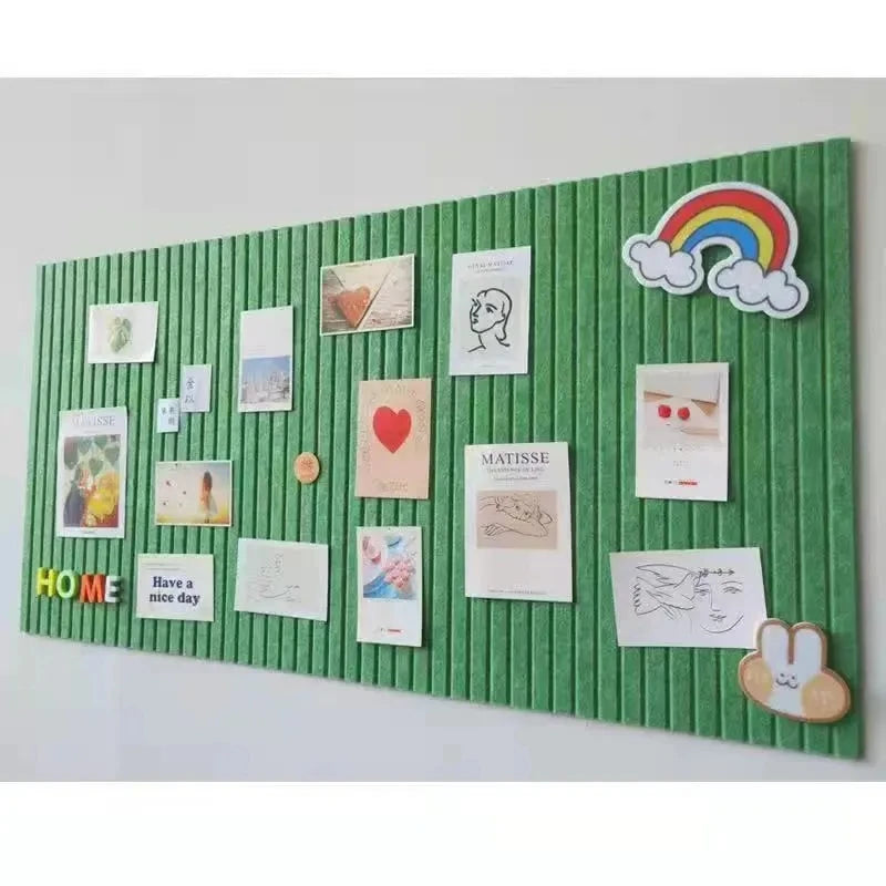 Thickened Decorative Felt Cork Board DIY Wall Stickers Office Kindergarten School Living Room Background Photos Message