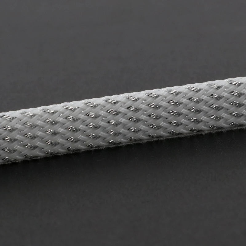 5M Multicolor PET Insulated Braid Sleeving 2mm - 40mm Expandable Wire Cable Sheath Flame-retardant Nylon Braided Mesh