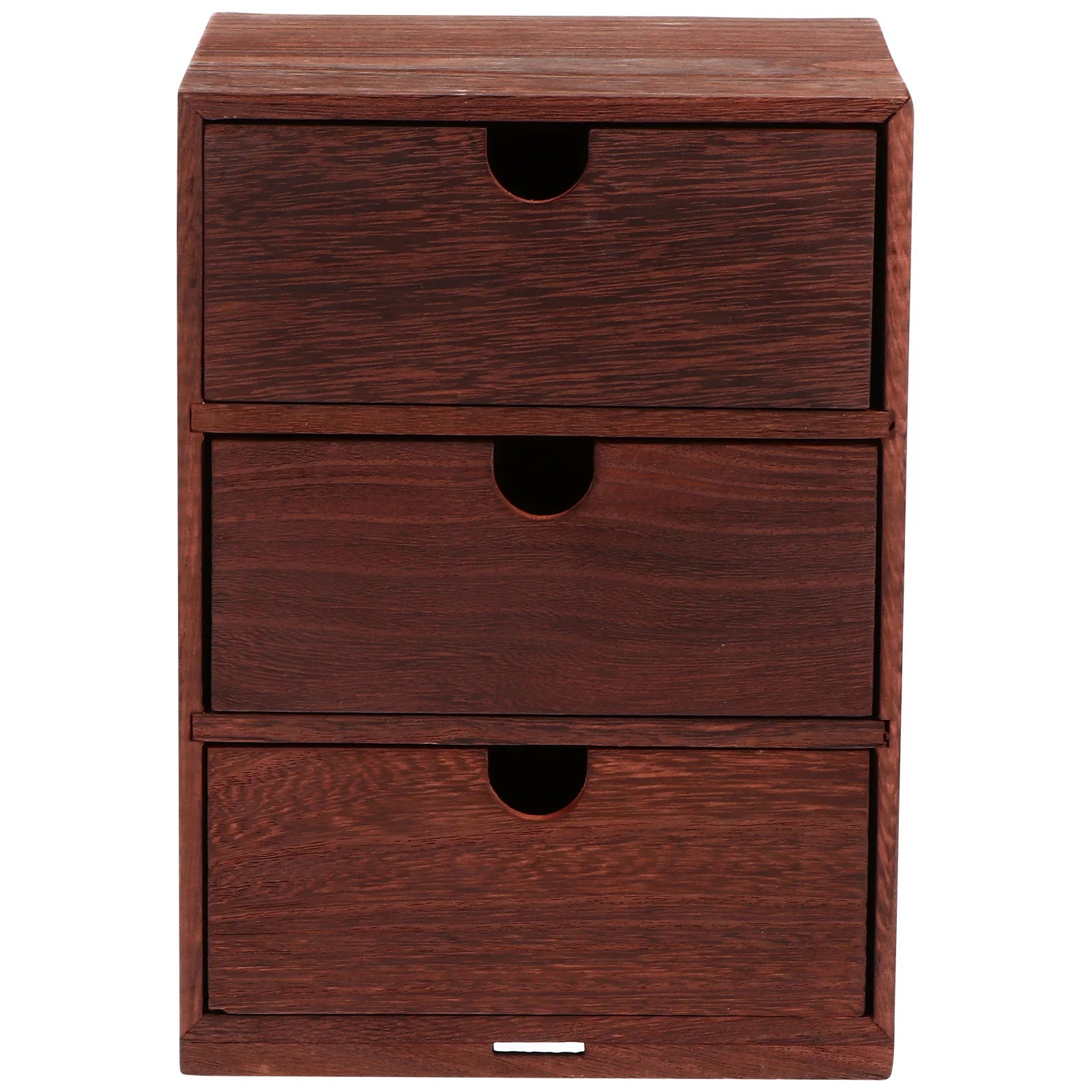 1pc Multi Functional Drawer Wooden Box Storage Boxes Bins Desktop ganizer Container Home Storage Premium Wood Compact