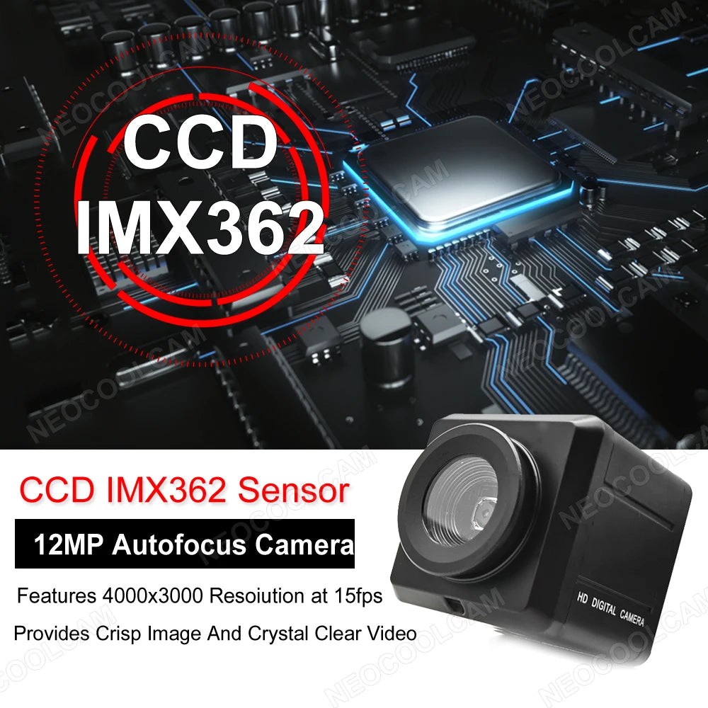 HD 12MP Autofocus Webcam IMX362 4000x3000 MJPG High Speed UVC USB PC Video Live Camera for Meeting Document Scanning