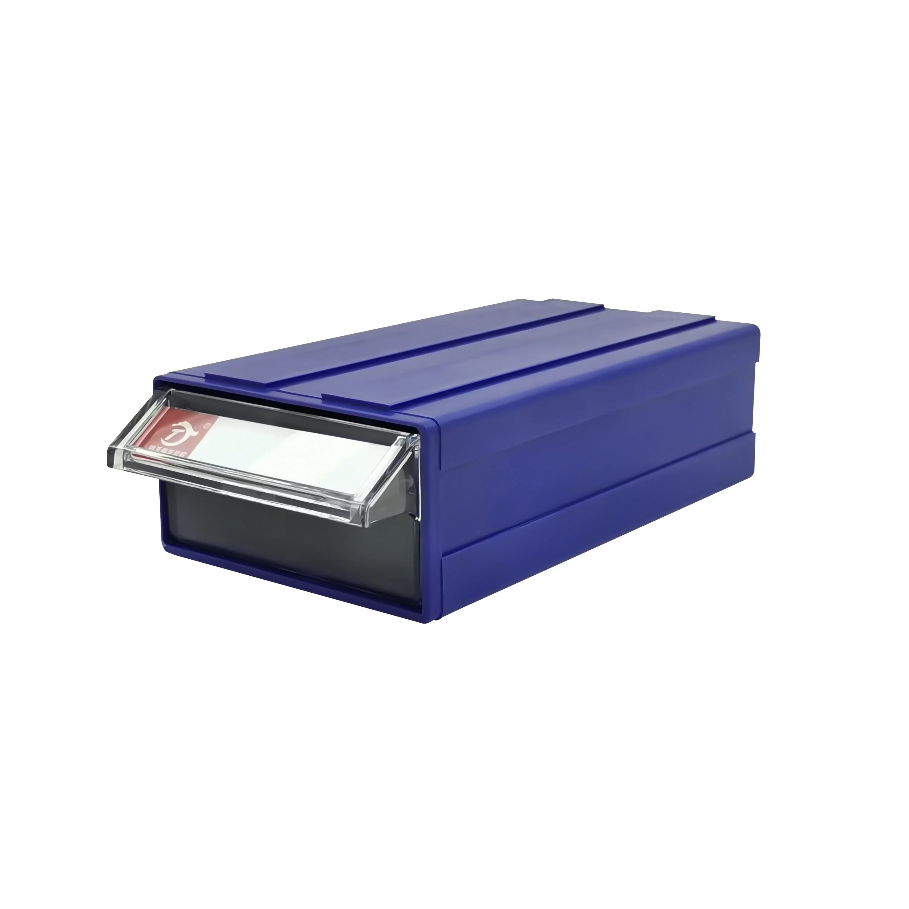 10 Pieces Tool Storage Box Pen Small Parts Hardware Storage Drawer Plastic Debris Box Office Desk Storage Box - Blue