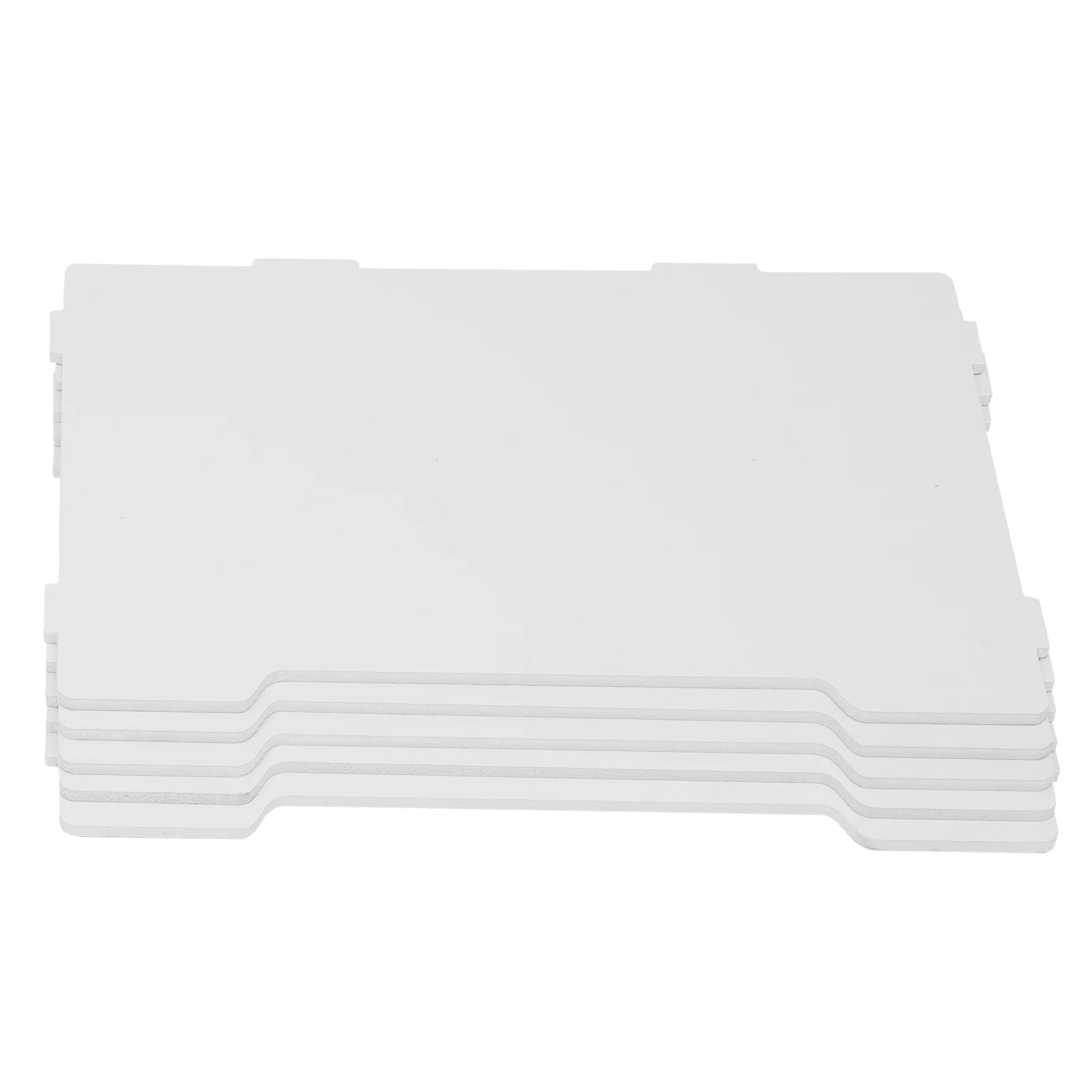 5-Layer File Organizer with Multifunctional Top Shelf Dustproof Design and Rounded Corners for Home or Office Storage