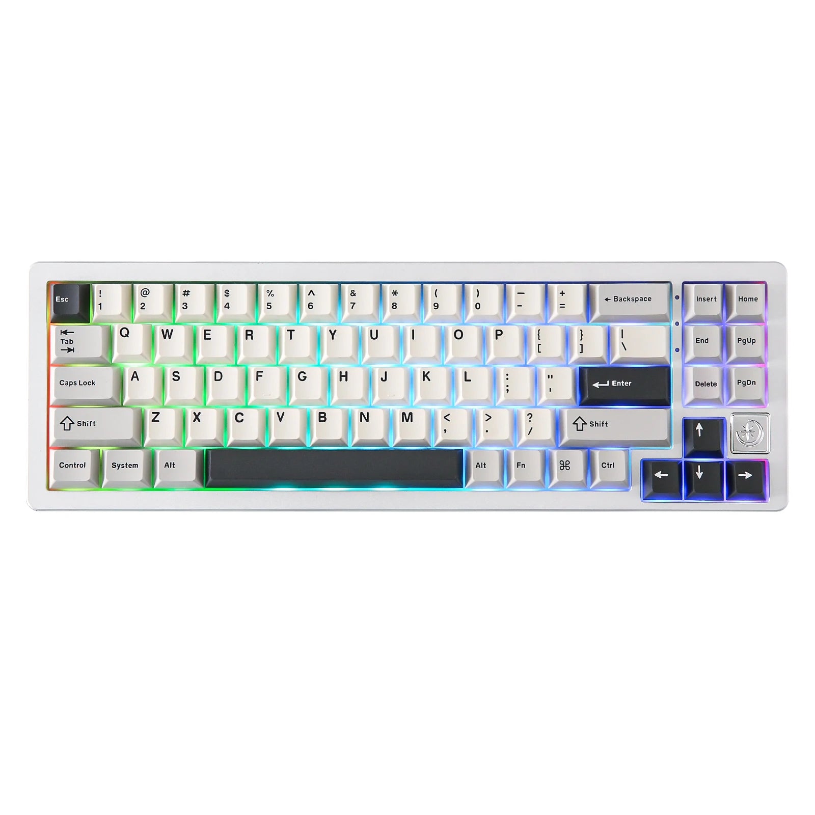 yunzii-al71-aluminum-mechanical-gaming-keyboard-hot-swappable-gasket-custom-rgb-wireless-keyboard-71-key-full-cnc-study-keeb