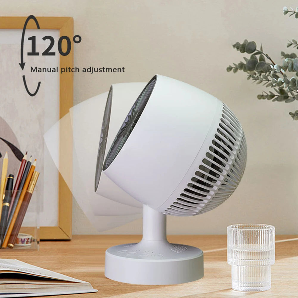 Mini desktop warm air heater office small home electric heater silent shaking head small sun heater