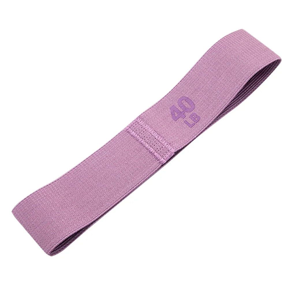 Hip resistance bands anti-slip stretch fitness strips portable glute thigh elastic bands yoga gym equipment - Purple