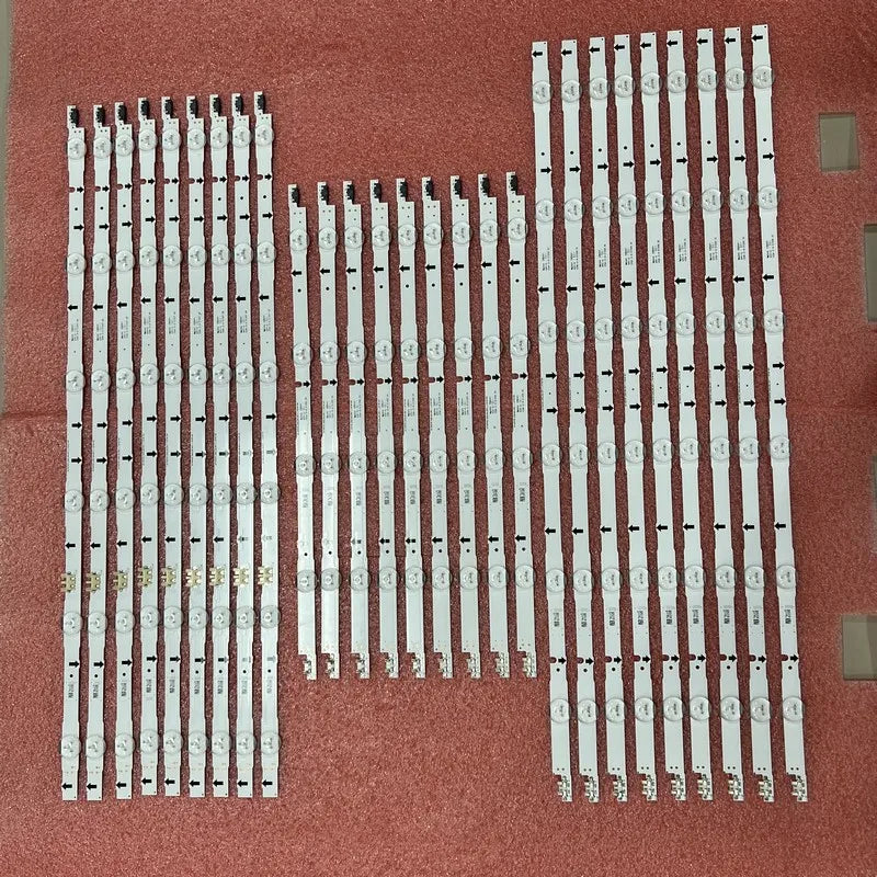 27pcs/set LED Strip For Samsung UE75H6400 UA75H6400 UE75H6400AW UE75H6475SU BN96-30437A 30438A 30439A BN41-02192A