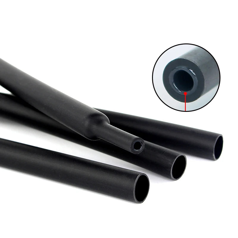 4mm-72mm 4:1 Heat Shrink Tube with Glue Tubing Adhesive Lined Dual Wall Heatshrink Shrinkable Shrink Wrap Wire Cable
