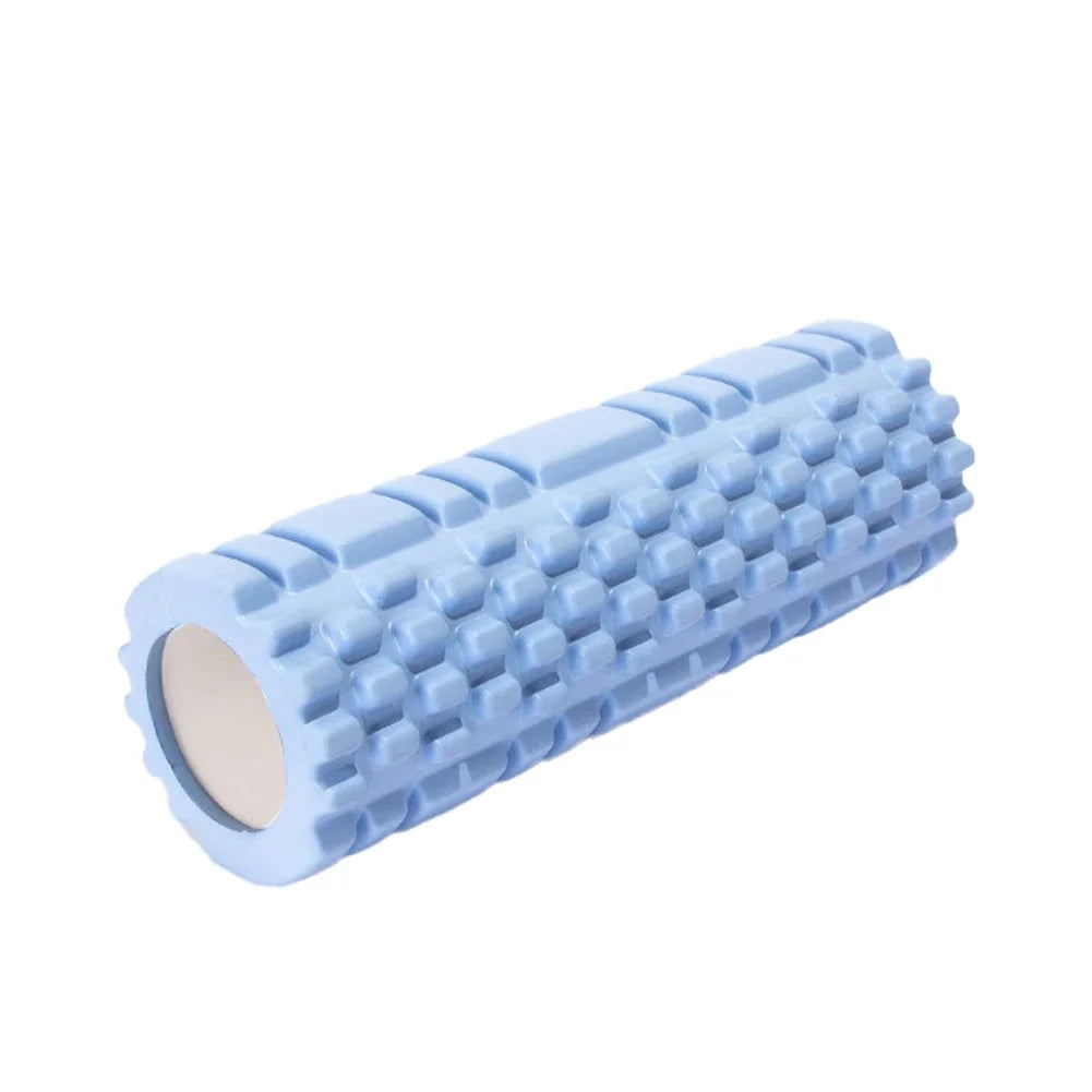 30cm Yoga Column Gym Fitness Pilates Foam Roller Exercise Back Massage Roller Yoga Brick Home Fitness Equipment - Blue