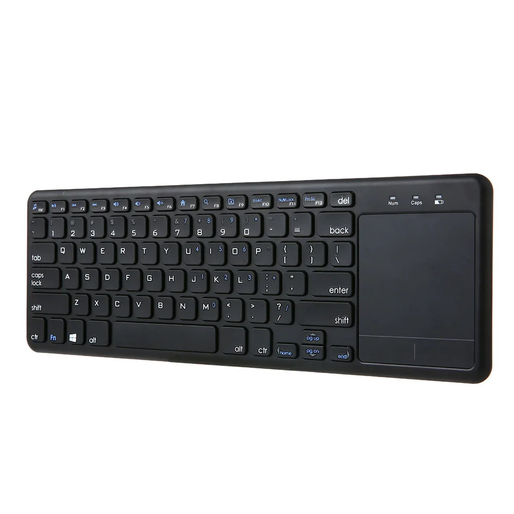 2.4G Wireless Touchpad Keyboard Multi-touch Ultra-slim with USB Receiver for Android Smart TV Computers Ladtops