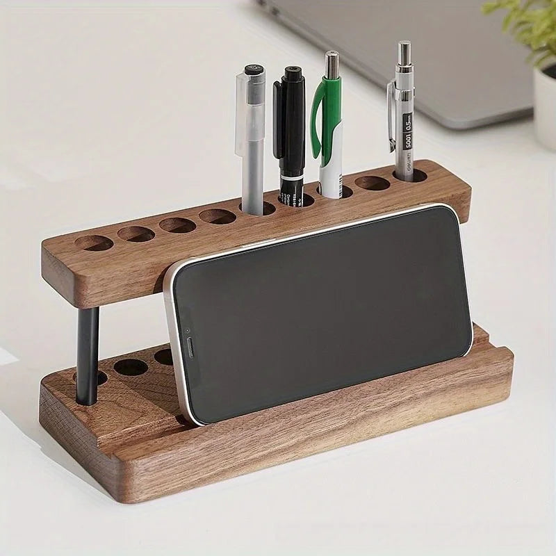 retro-wooden-holder-office-desk-stationery-pen-storage-holder-multi-functional-all-in-one-mobile-phone-stand-holder