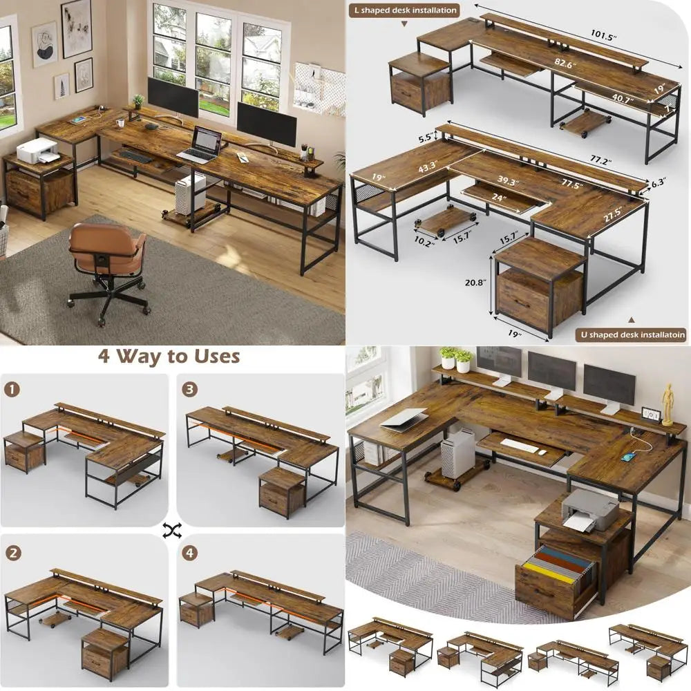 reversible-u-shaped-desk-for-home-office-101-5-two-person-computer-desk-with-file-cabinet-and-power-outlet