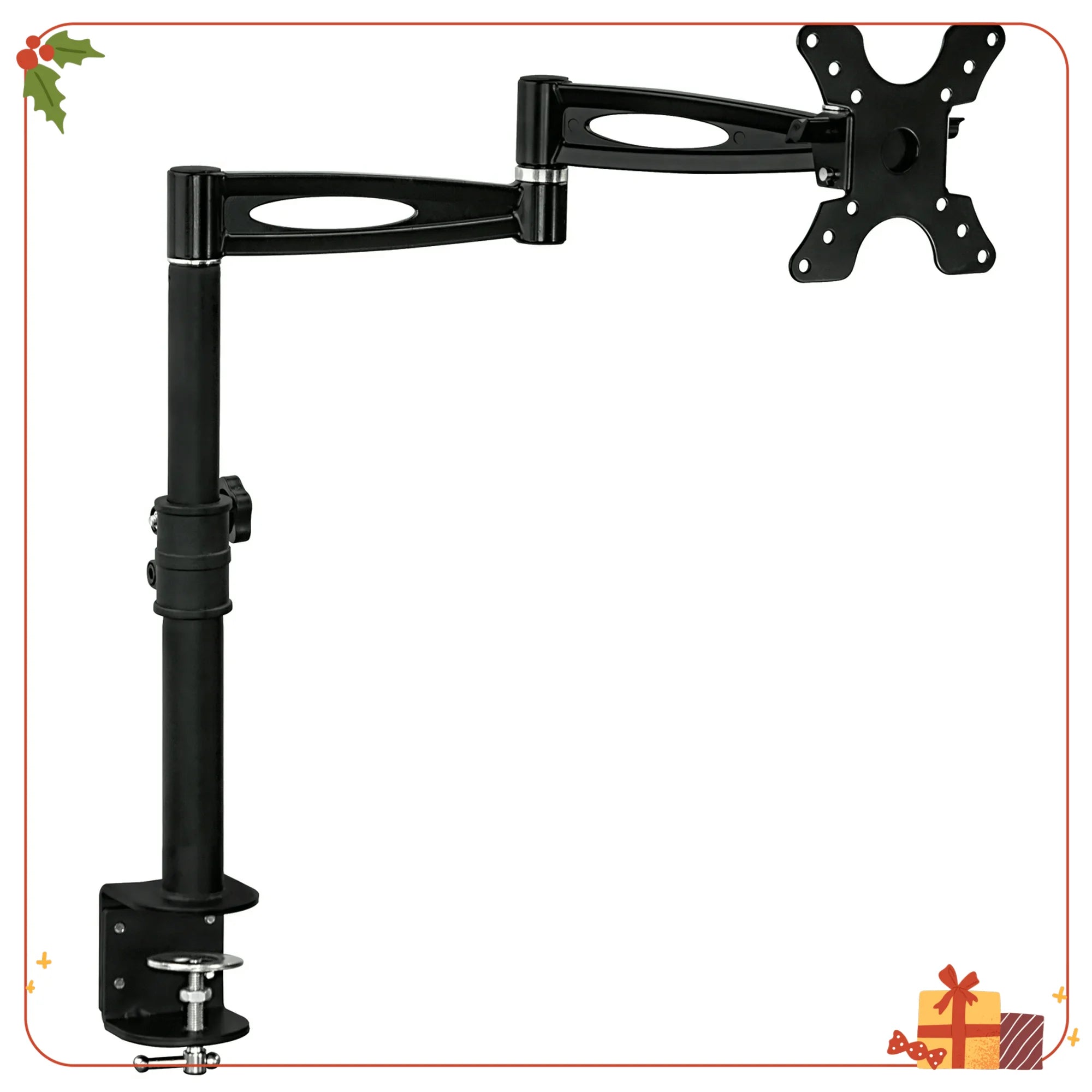 Single Monitor Desk Mount Arm | Full Motion Monitor Mount | Fits 21-30 Inch Screens - United States