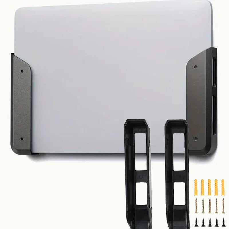 Under/wall-mounted Table Laptop Storage Stand Laptop Rack Charging Stand Tray Organizer Bracket Desktop For Ipad Tablet