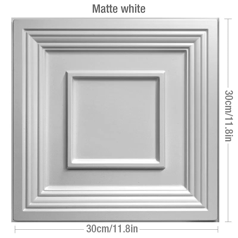 30x30cm DIY 3D wall panel stereo dimension non-self-adhesive indoor wall decor suitable living room hall bedroom hotel