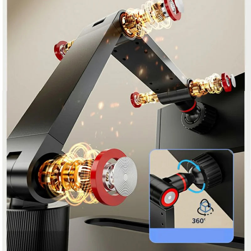 Adjustable Monitor Holder No Drilling Vesa Phone Portable Laptop Gaming Expandable Desktop Clamp Stand for 12-17.3 Inch