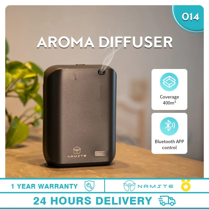 Namste Coverage 400m³ Home Scent Diffuser Bluetooth Aromatherapy Machine Hotel Diffuser Essential Oil Aromatherapy