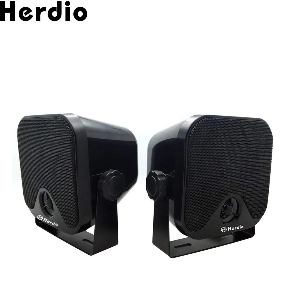 Herdio Waterproof Marine Speakers 100W 4 Inch Motorcycle Audio Speaker Heavy Duty Music Sound System For outdoor ATV UTV