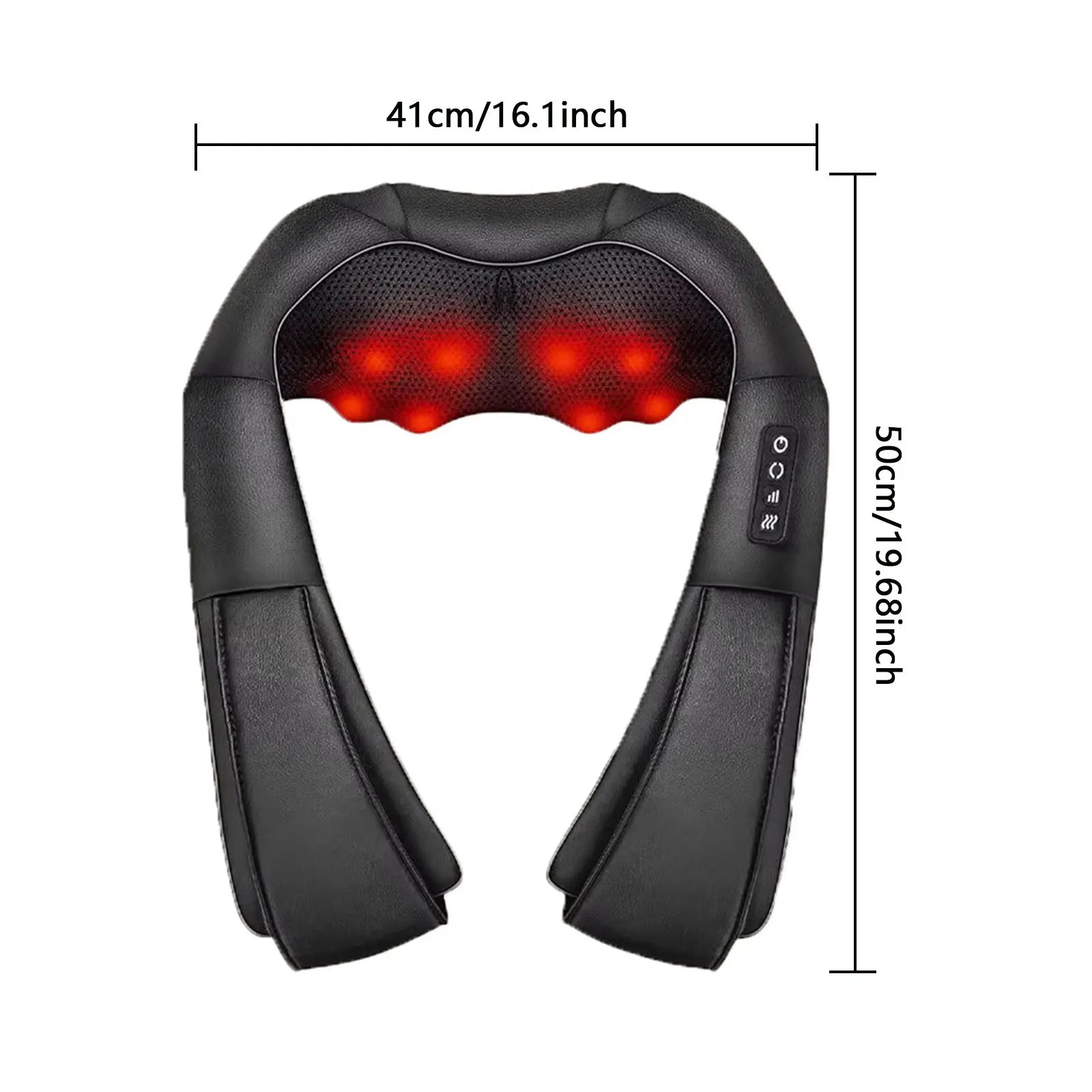 Electric heating massager heating point neck and shoulder massager neck back shoulders waist legs feet and muscles deep