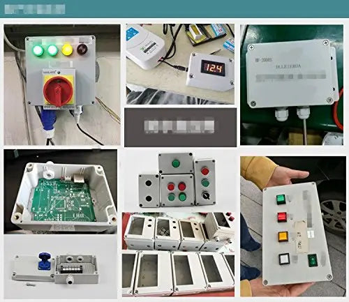 F-type outdoor waterproof junction box - waterproof box for outdoor monitoring - plastic power connection terminal