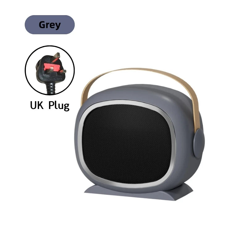 MSS 1200W PTC Ceramic Electric Heater - Fast Heating Air Warmer with Anti-Tip Over Home Office Winter Heating Appliance