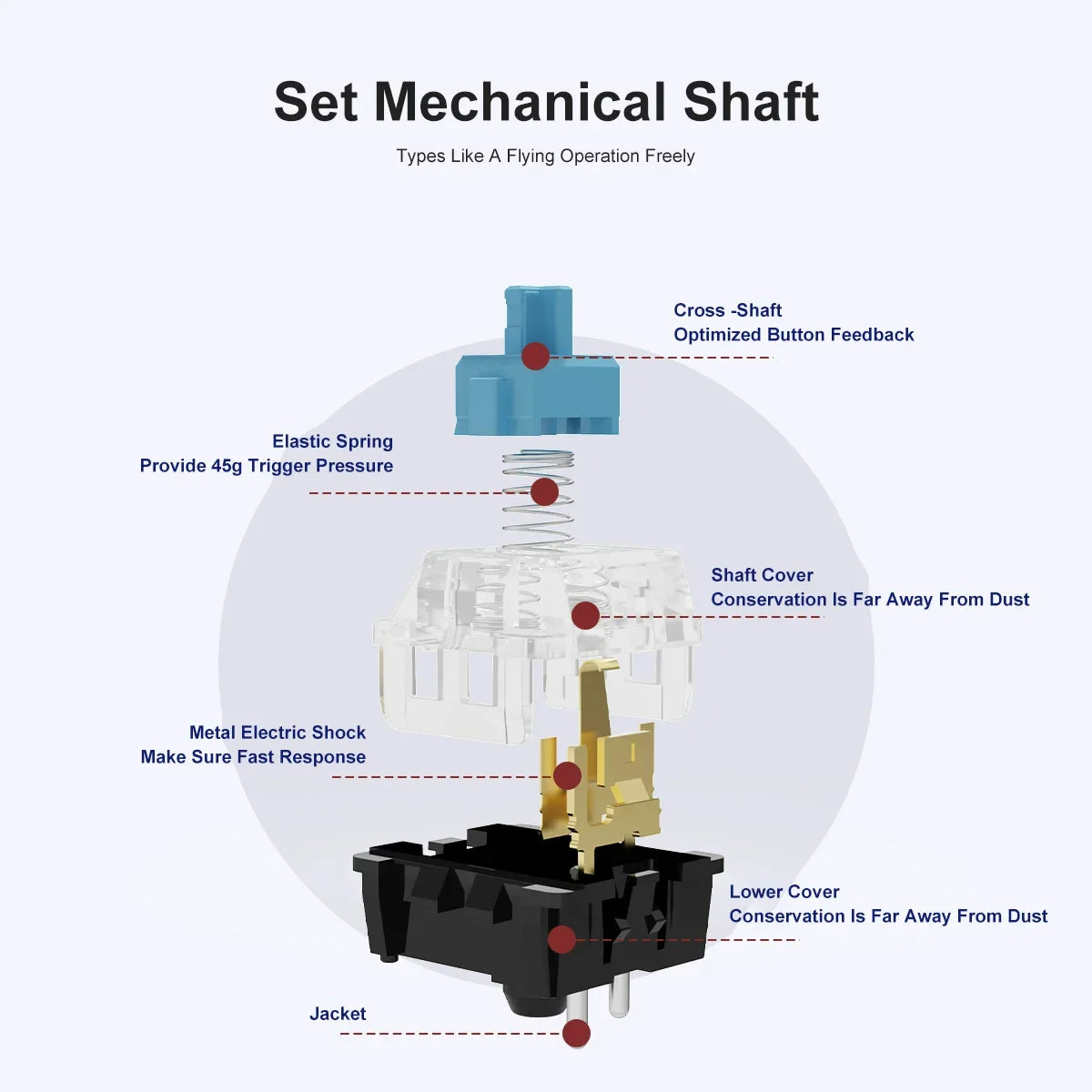 AJAZZ AK680 Mechanical Keyboard ABS Keycap 68 Keys Wired Wireless Bluetooth Gamer Keyboard Hot Swap Custom Gasket