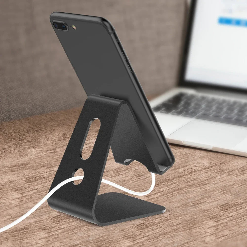 Universal Aluminium Stand Desk Holder For Apple Samsung Xiaomi Mobile Phone Holder For iPhone Metal Tablets Stand