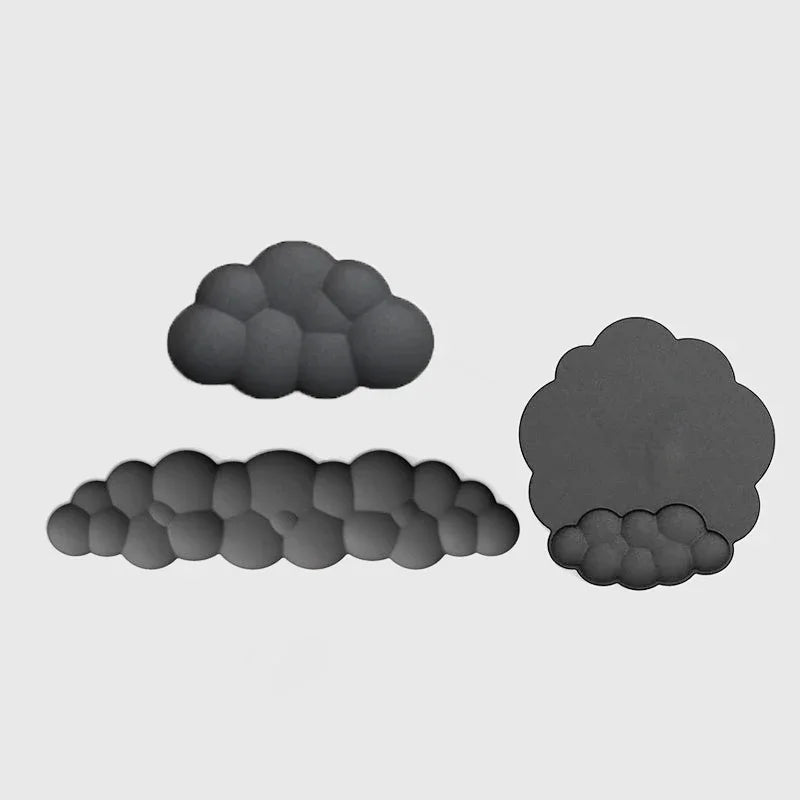 Cloud Wrist Rest Keyboard Memory Foam Mouse Mat Anti-slip Keyboard Handle Support MousePad Set Ergonomic Cloud Wrist
