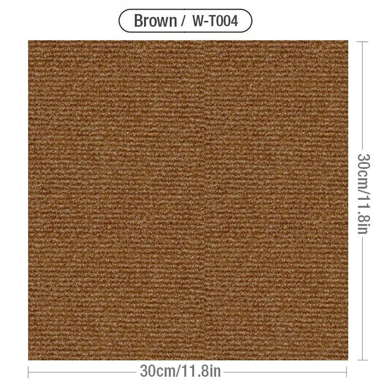 Self adhesive carpet 30x30cm living room carpet floor mat decor office carpet staircase anti-slip self adhesive floor