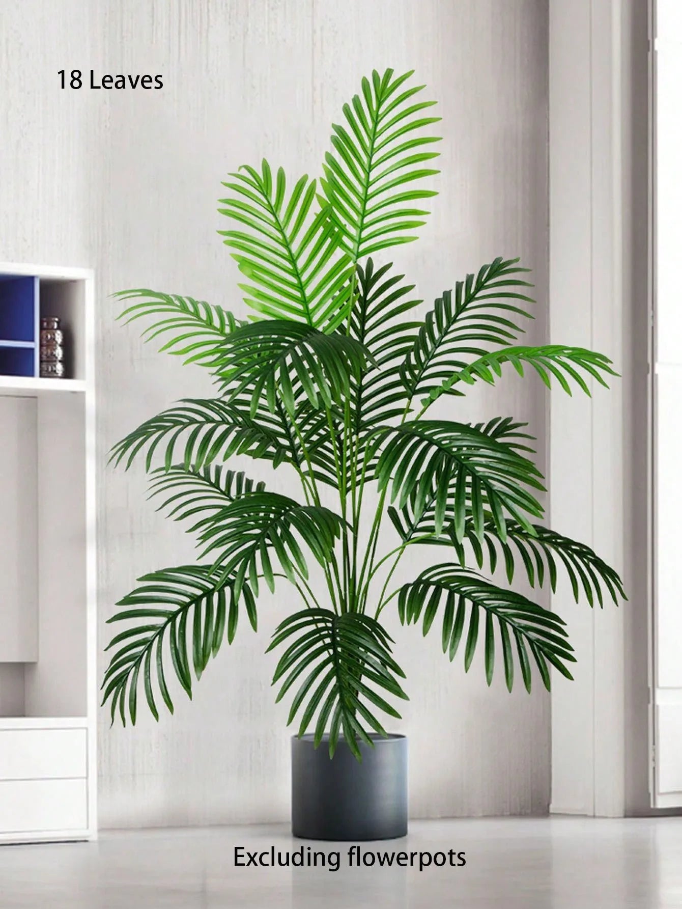 70-120cm Large Artificial Palm Tree Plastic Turtle Back Plants Leaf Schefflera Tropical Tree Home Office Party Outdoor