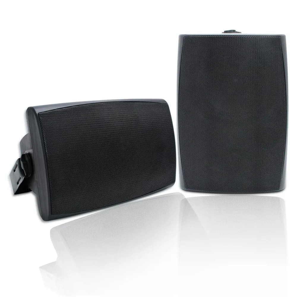 Herdio 2PCS 400W 6.5‘’ Passive Outdoor Speakers Wired Waterproof 2 Way Wall Mounted Speakers With Powerful Bass