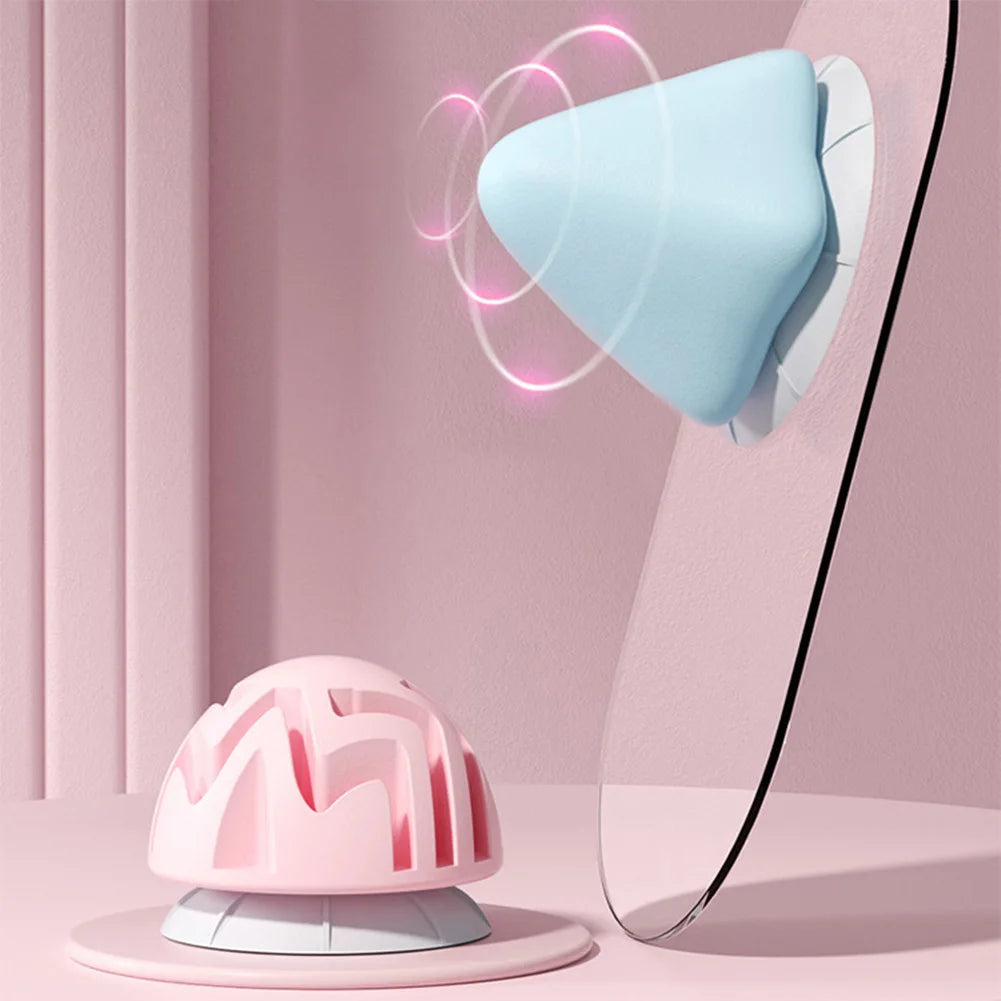 Silicon Trigger Point Ball with Suction Cup Back Sore Muscle Knot Massager Fascia Ball for Deep Tissue Massage Plantar