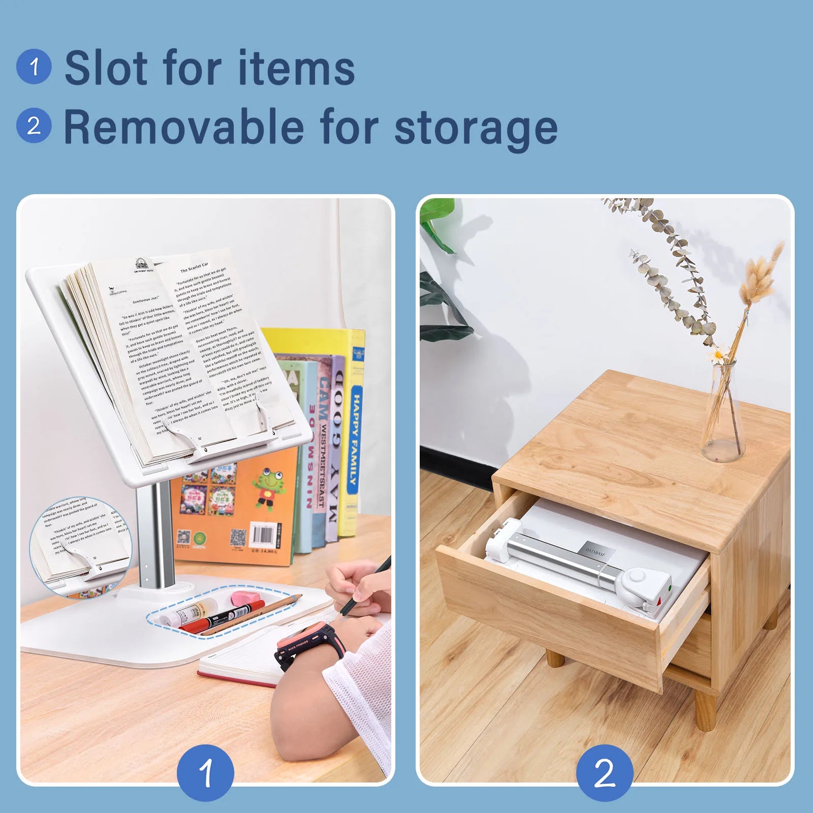 Eary Portable Laptop Stand for Desk Adjustable Height Holder for Macbook Air Pro Stable Stand Gifts for Girls Mom